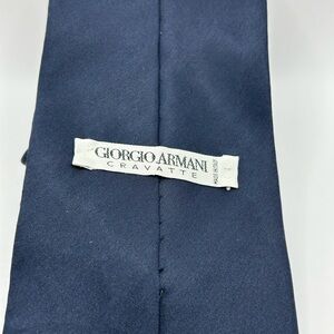 Giorgio Armani Navy Blue Tie